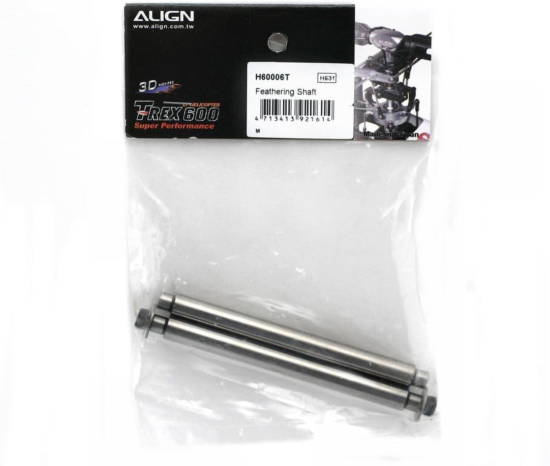 Align Trex T-rex 600 RC Helicopter Feathering Shaft (2) H60006T H60006 60006