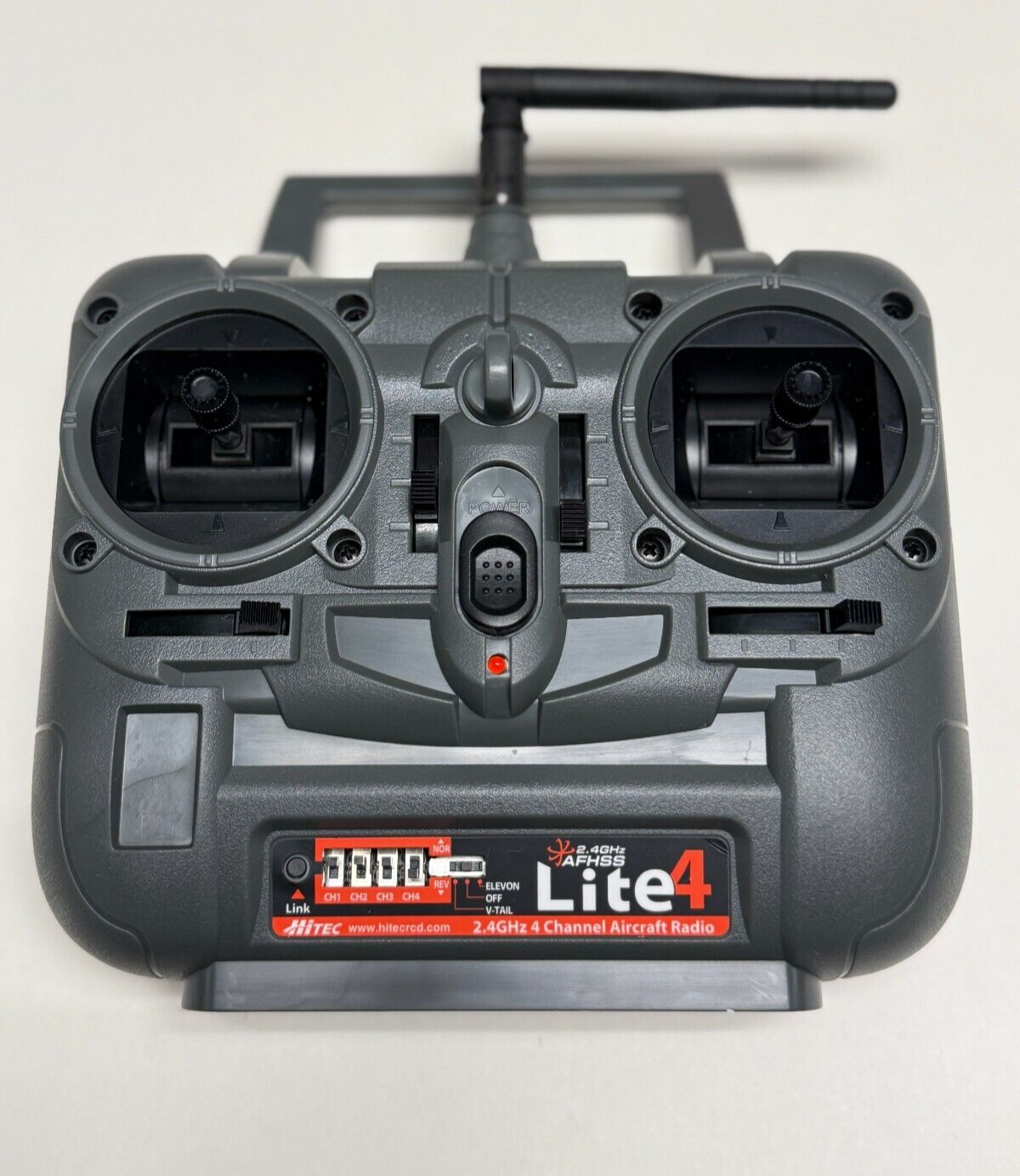 New Hitec Lite 4 2.4ghz AFHSS RC Remote Control Model Airplane Transmitter