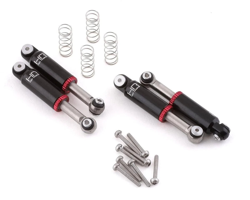 Hot Racing SXTF32TD02 Black Internal Spring Air Shocks 32mm : Axial SCX24