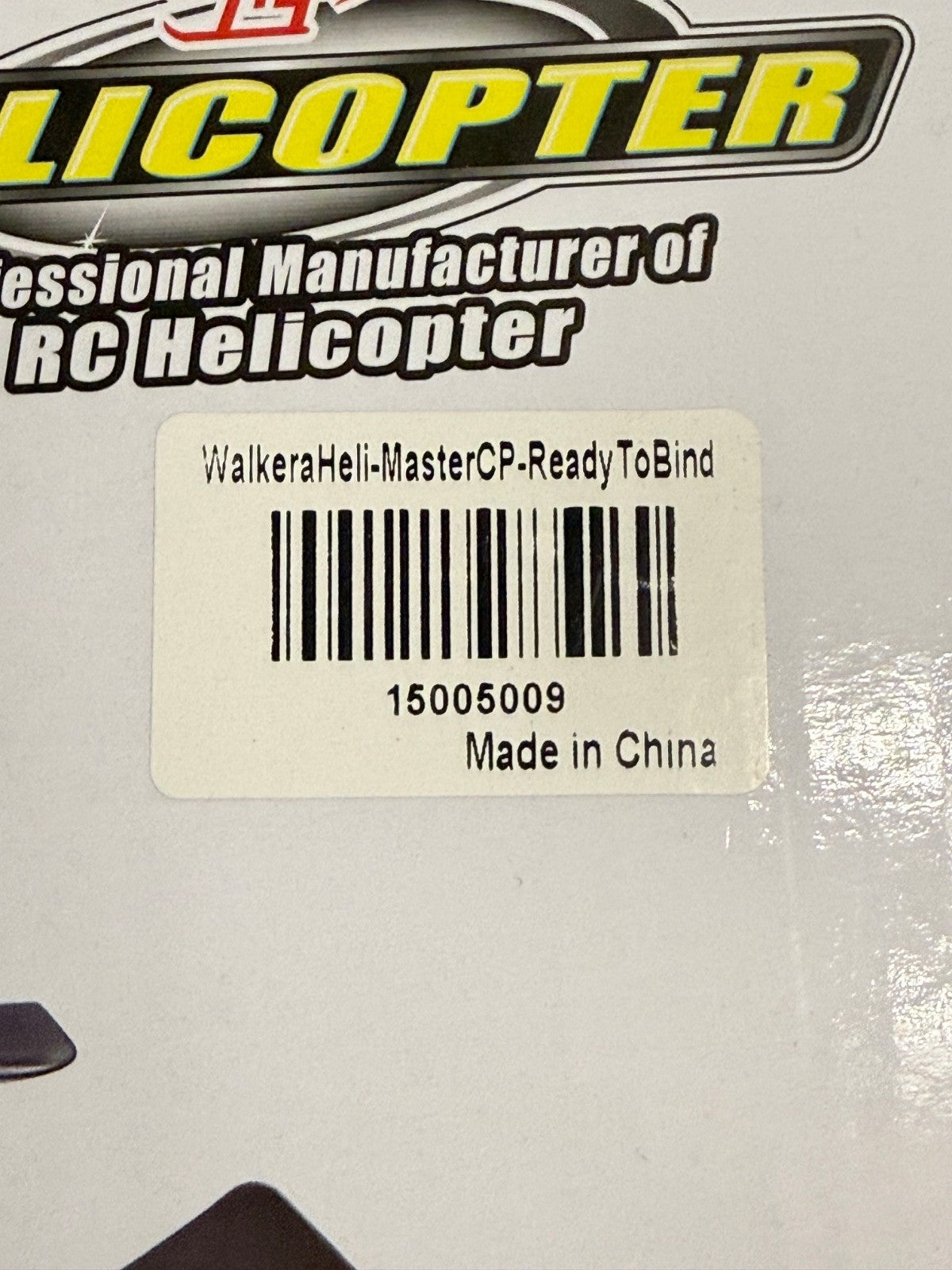 Walkera Master CP Flybarless RC Helicopter 15005009 Ready To Bind BNF New