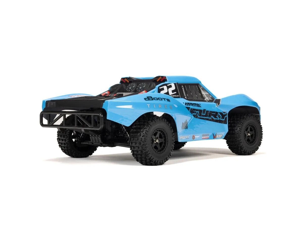 Arrma Fury 2WD MEGA 550 RTR Brushed 1/10 Off-Road Short Course Truck Blue w/SLT