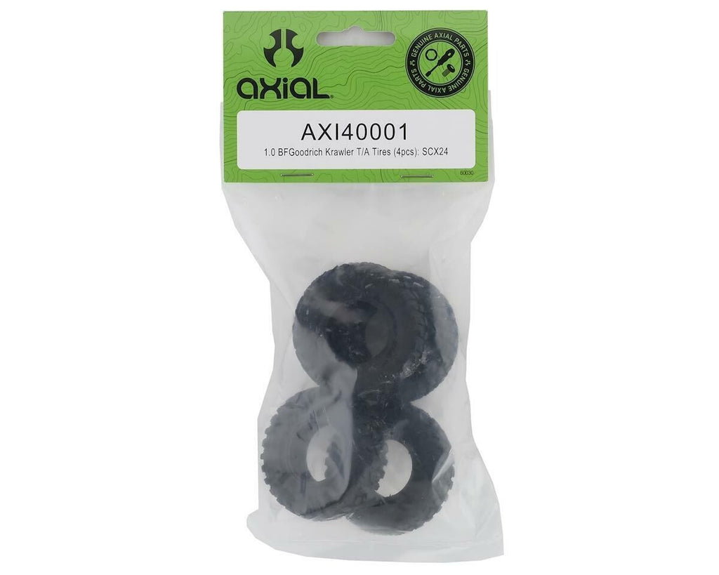 Axial SCX24 1/24 Scale C10 RC 1.0" BFGoodrich Krawler T/A Tires (4) AXI40001