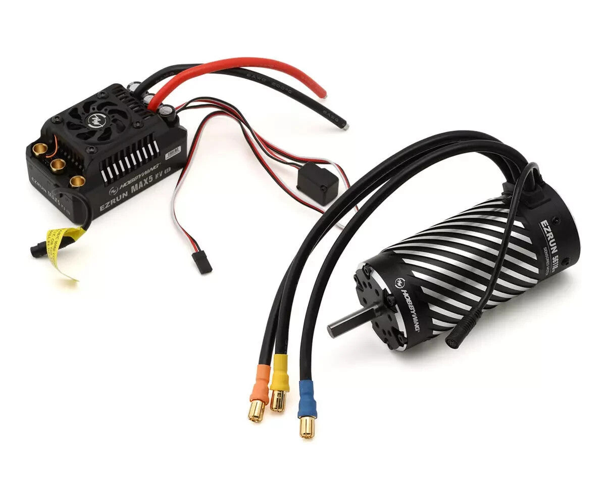 Hobbywing EZRun MAX5 HV G2 Sensored Brushless ESC & Motor Combo HWA38010602