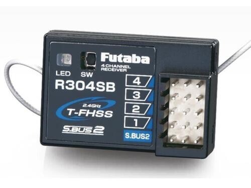 Futaba 4PM Plus 4-Channel 2.4GHz T-FHSS RC Car Radio System w/ R304SB Receiver