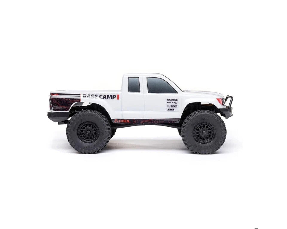 Axial SCX24 Base Camp 1/24 4WD RTR Scale Mini Rock Crawler White AXI-1219T1