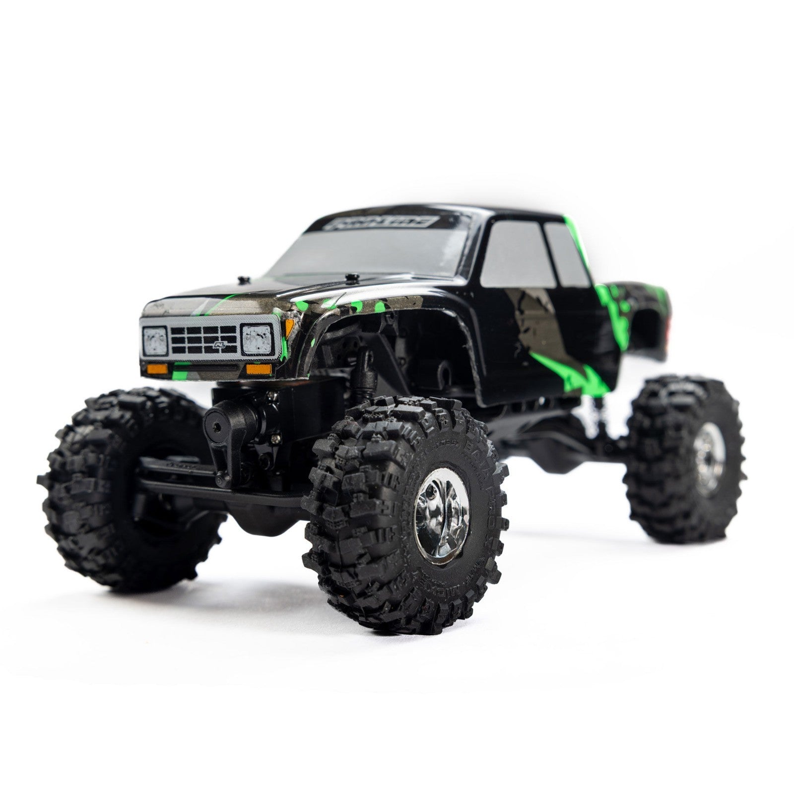 PRO1025110 1/30 Baja Pro X Front/Rear Mounted Chrome Beast Tires (4) Axial SCX30
