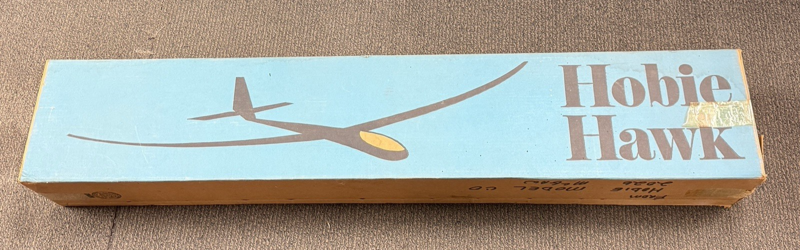 Excellent Vintage Hobie Hawk RC Remote Control Sailplane / Glider w/Original Box