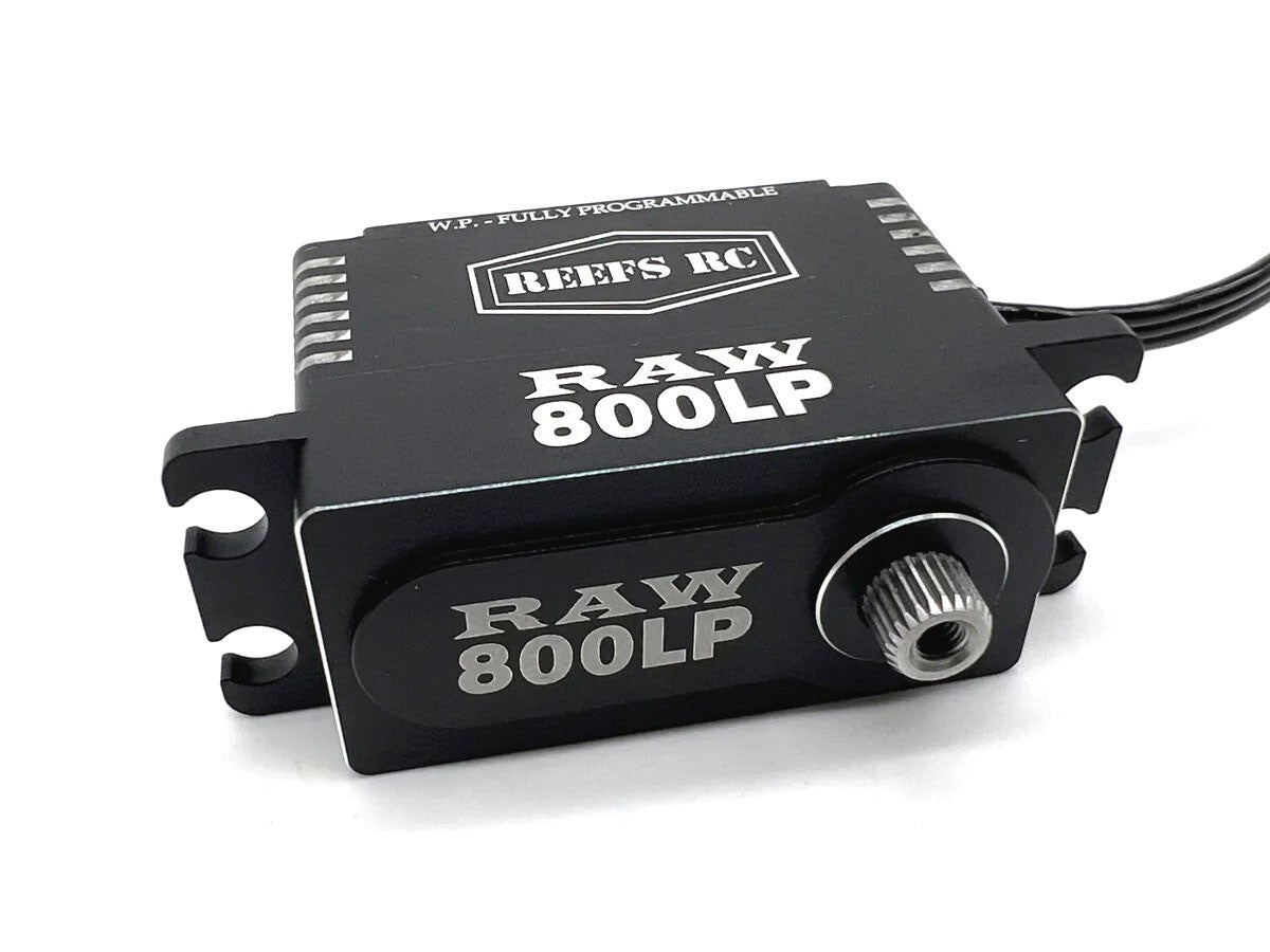 REEFS RC RAW 800 Standard Digital Metal Gear Waterproof Programmable Servo Black