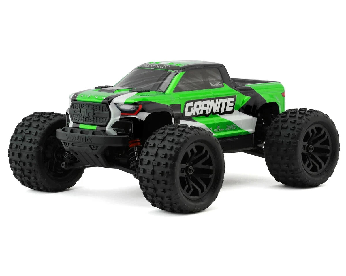 Arrma Granite Grom MEGA 4WD 380 Brushed 1/18 Monster Truck RTR (Green) w/SLT2
