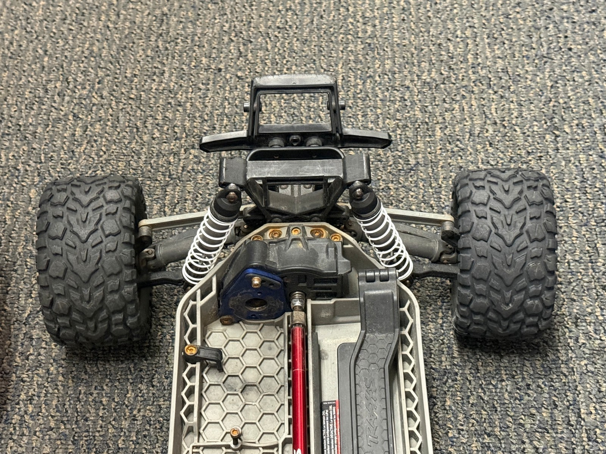 Traxxas Rustler 4WD 1/10 RC Stadium Truck Roller Chassis w/ Body and Wheels