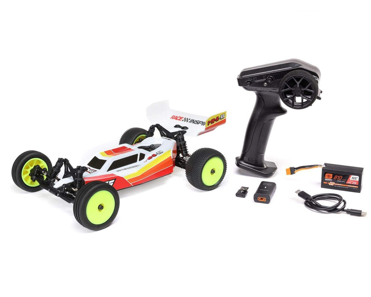 Losi Mini-B 1/16 RTR Brushless 2WD Buggy Red w/2.4GHz Radio, Battery & Charger