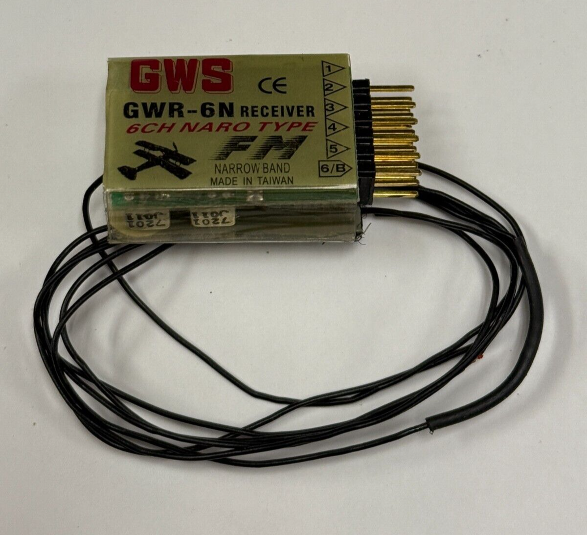 Excellent GWS 72mhz RC Remote Control Airplane Receiver : Futaba / Hitec CH27