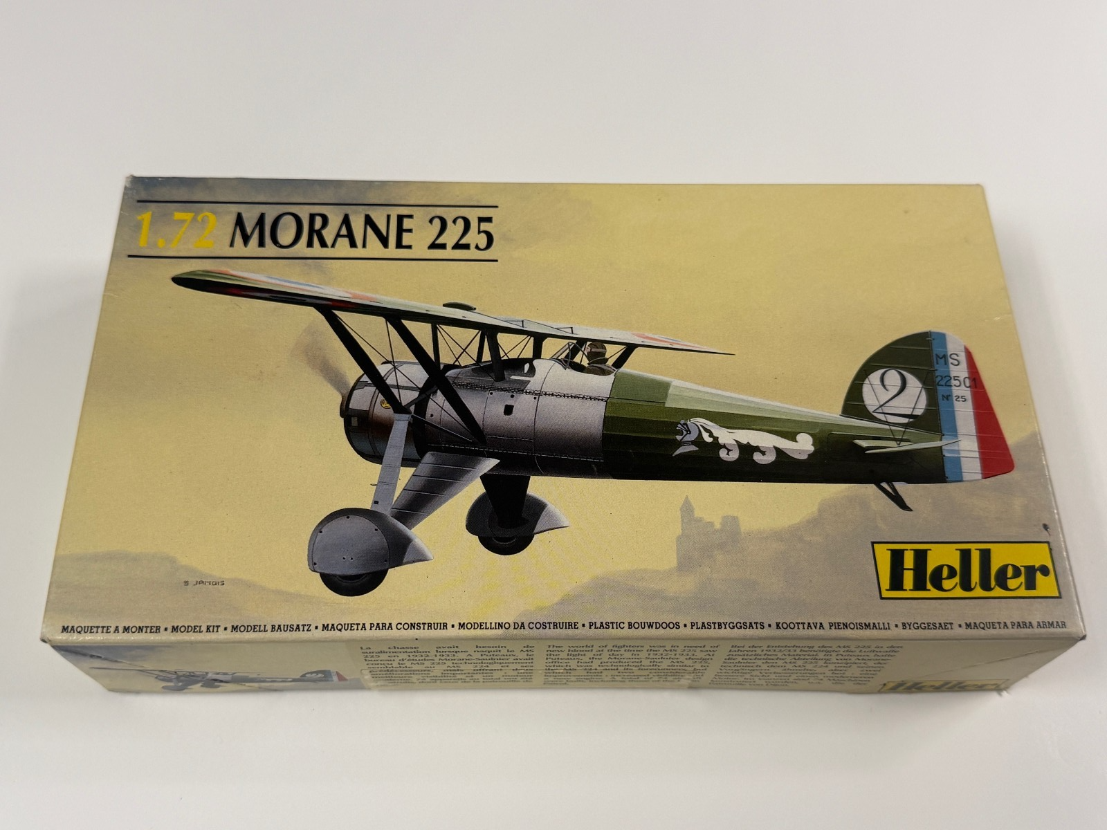 New Heller Morane 225 1/72 Scale Plastic Model Airplane Kit 80216