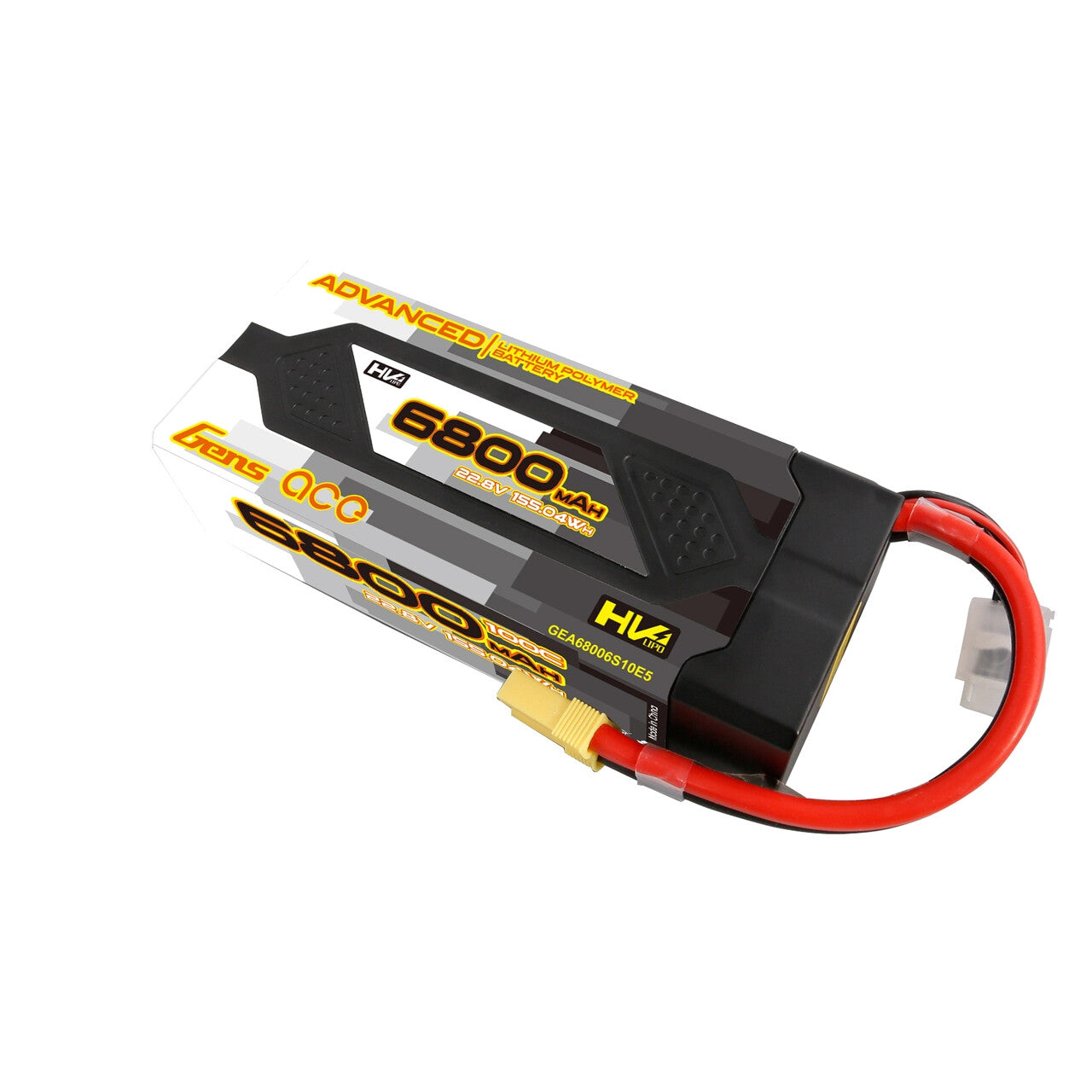 Gens Ace Advanced 22.2V 100C 6S 6800mah Lipo Battery With EC5 Plug For ARRMA