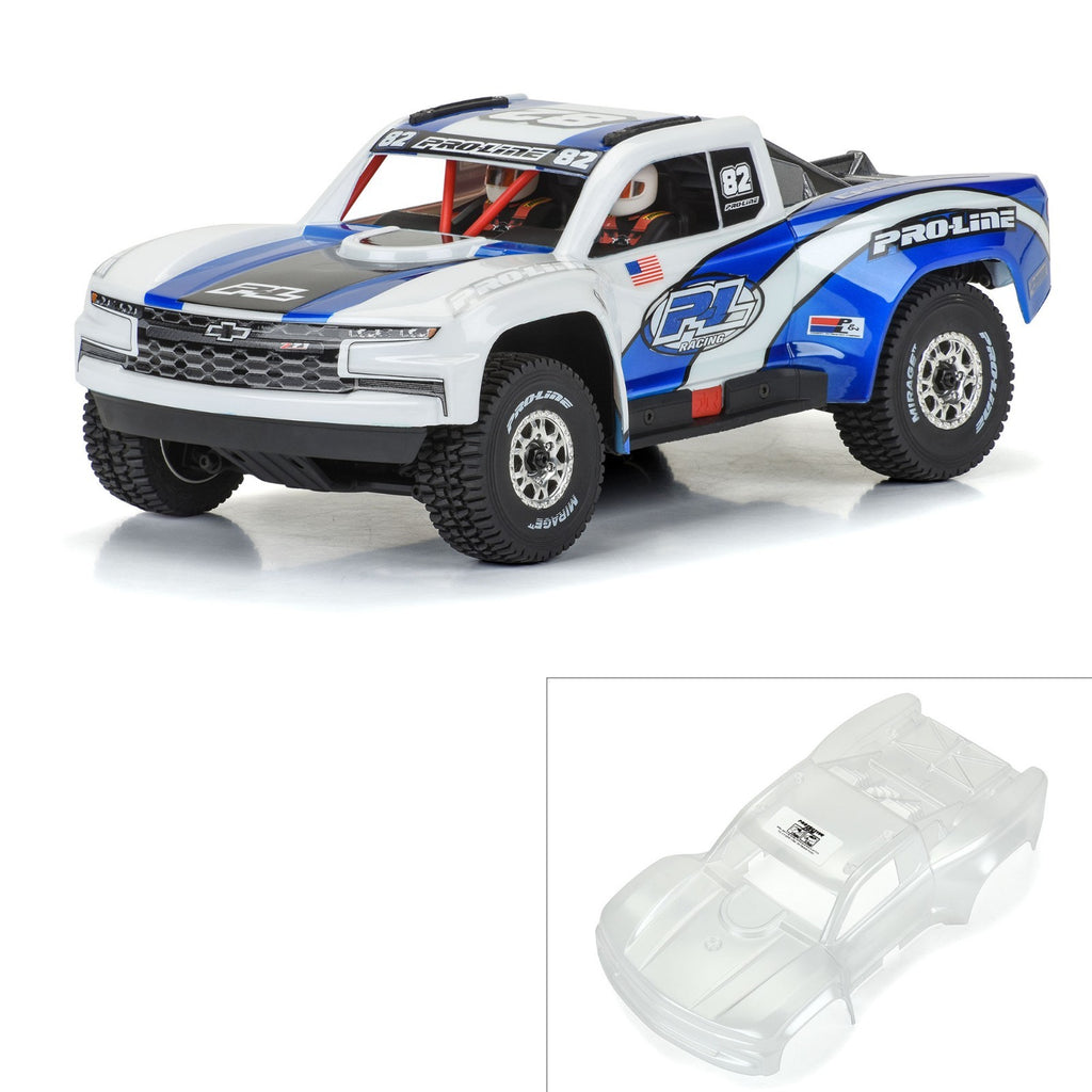 ProLine 367517 PreCut 2019 Chevy Silverado Trophy Truck Clear Body Arrma Mojave