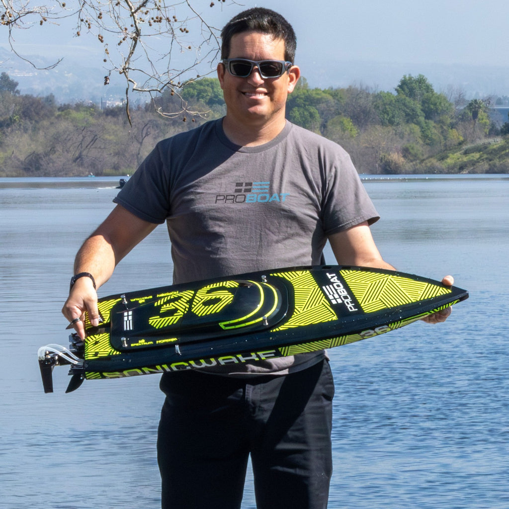Pro Boat PRB-2171T1 Sonicwake 36 V3 Self-Righting Brushless 8S RTR Black