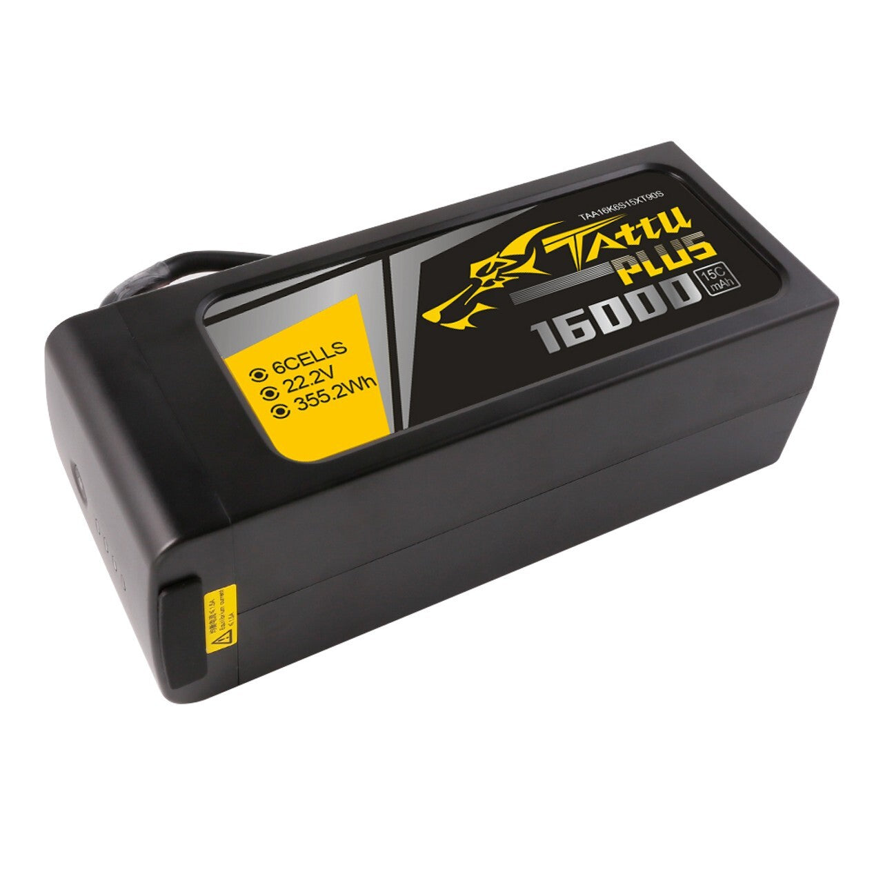 Tattu Plus 16000mAh 6S 15C 22.2V RC Drone Lipo Battery Pack with XT90S XT90
