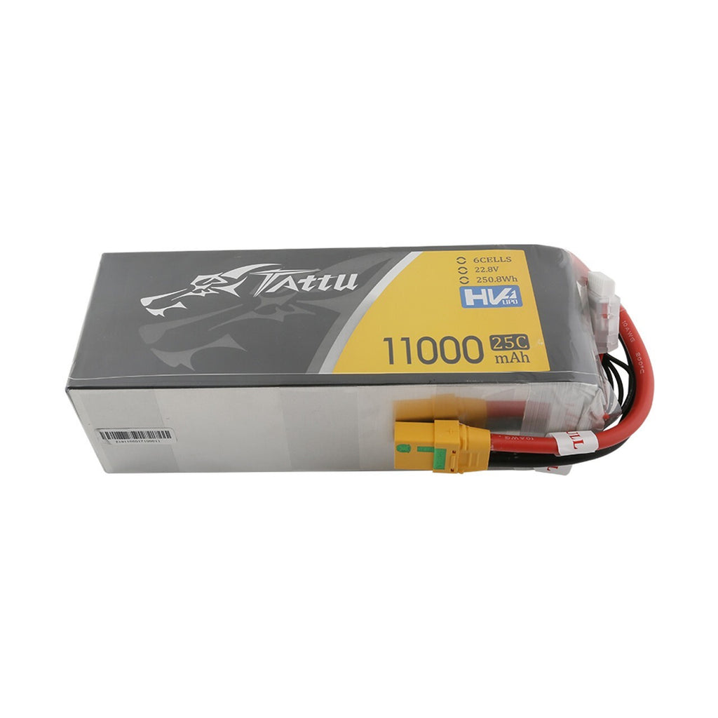 Tattu G-Tech 6S 11000mAh 22.8V 25C Lipo Battery With XT90-S XT90 Plug For UAV