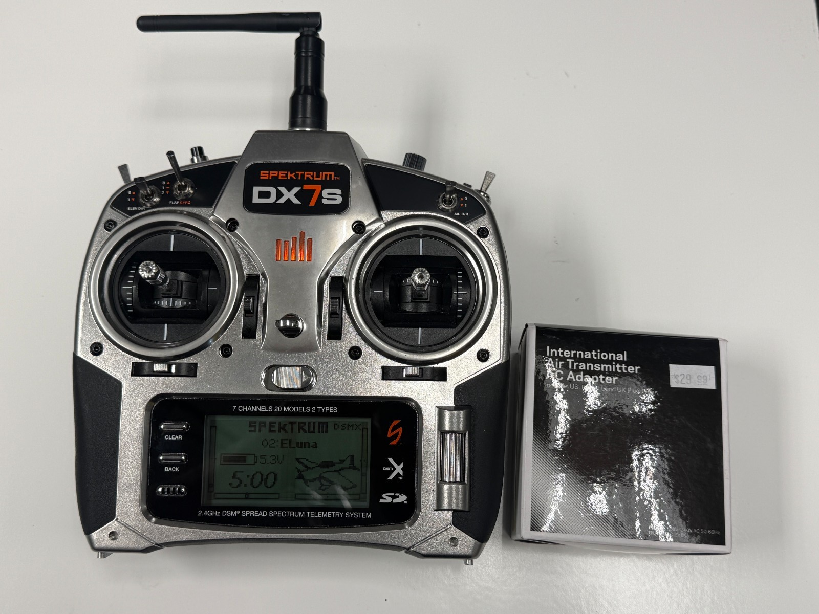 Spektrum DX7s 7-Channel DSMX 2.4GHz RC Airplane / Helicopter Radio Transmitter