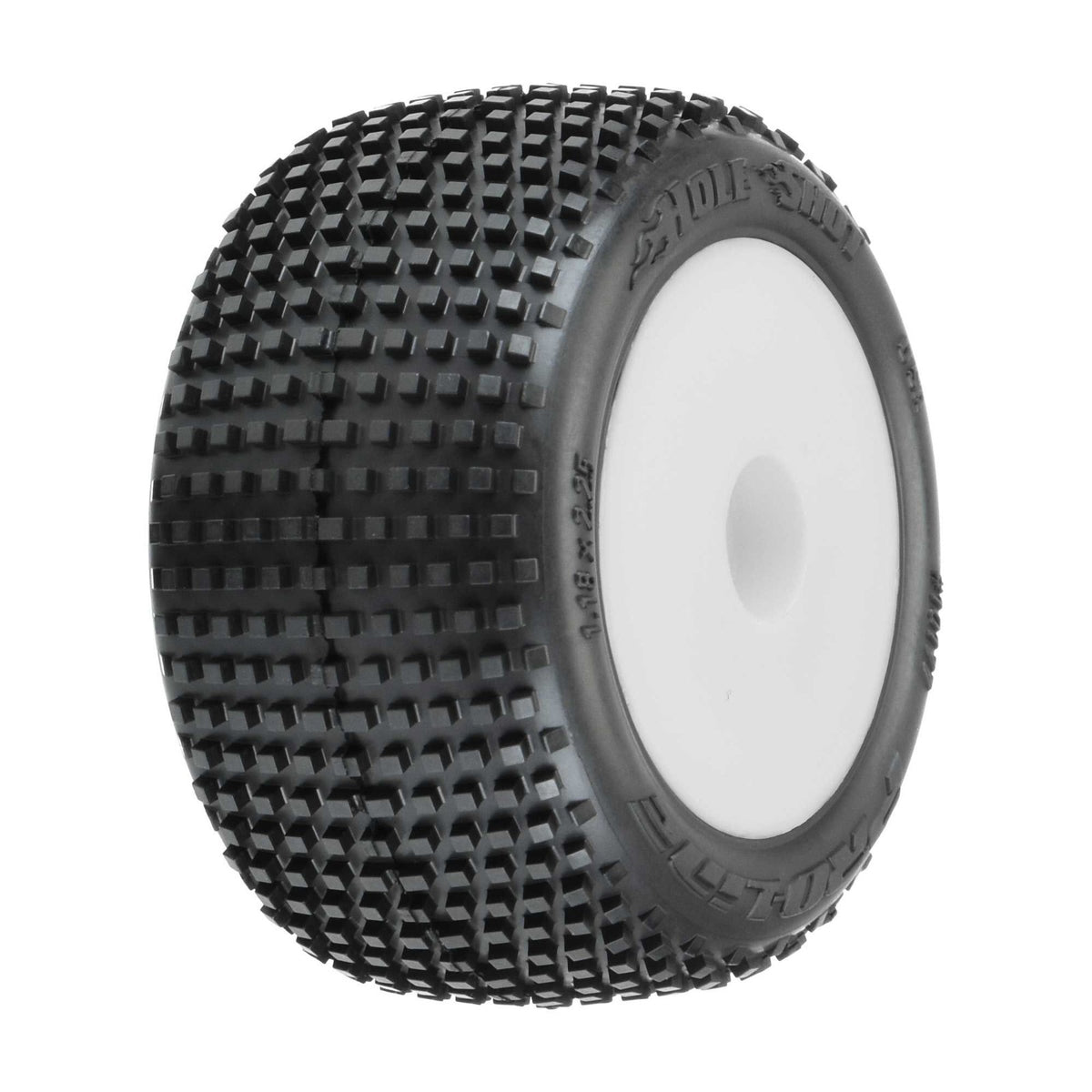 Proline Racing Hole Shot Tires MTD White Mini-T 2.0 F/R PRO1017713 RC Tire