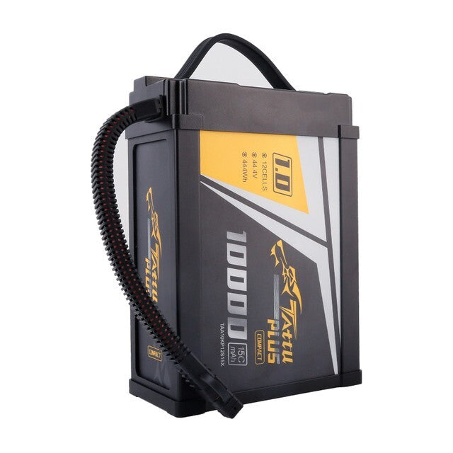Tattu Plus 1.0 Compact Version 10000mAh 44.4V 15C 12S Lipo Smart Battery Pack
