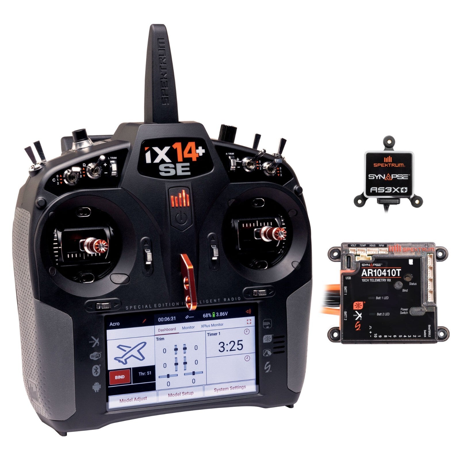 iX14+ Special Edition Transmitter with 14-Channel PowerSafe Receiver & Synapse