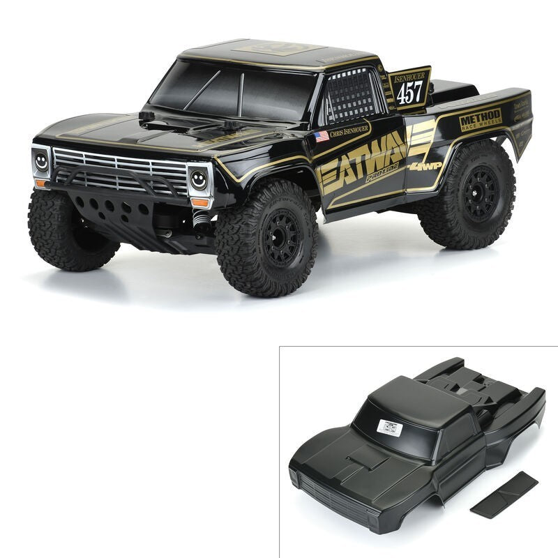 Proline Racing PRO355118 Pre-Cut 1967 Ford F-100 (Black) RC Truck Body for SC