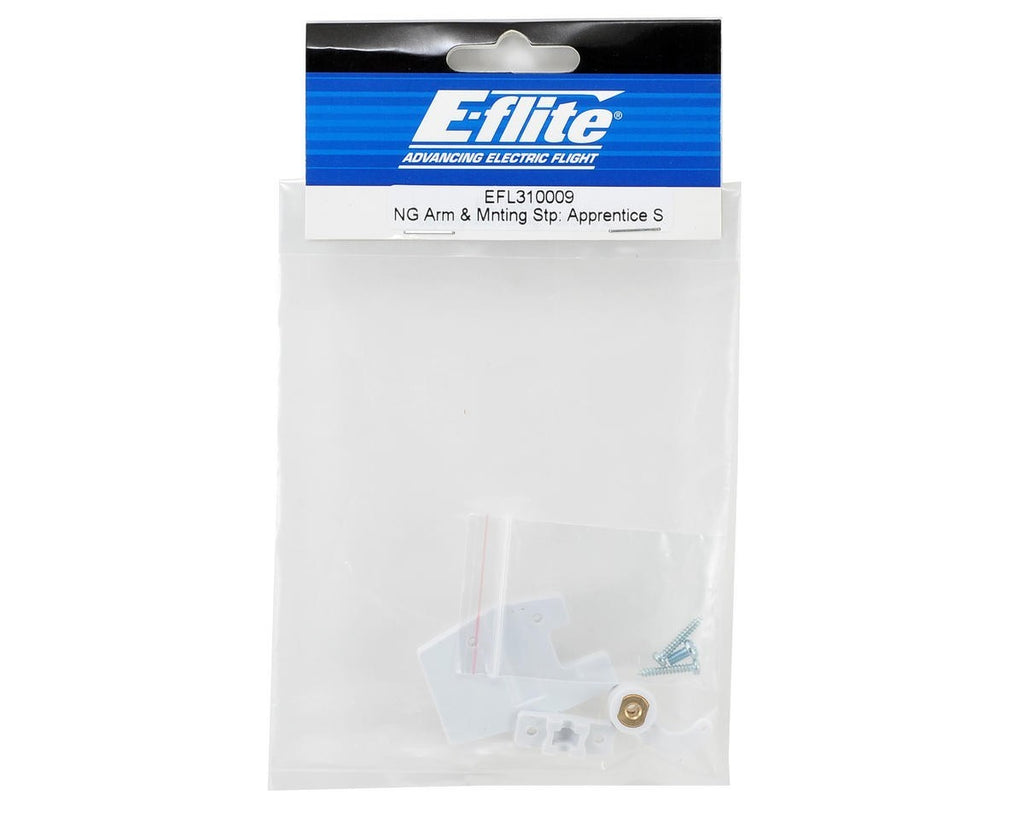 E-flite EFlite Apprentice 15e STS Nose Gear Arm & Mounting Strap Set EFL310009