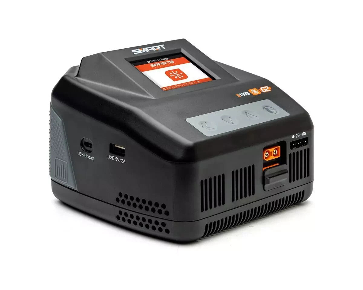 Spektrum RC S1100 G2 AC Smart RC Battery Charger (6S / 12A / 100W) SPMXC2080
