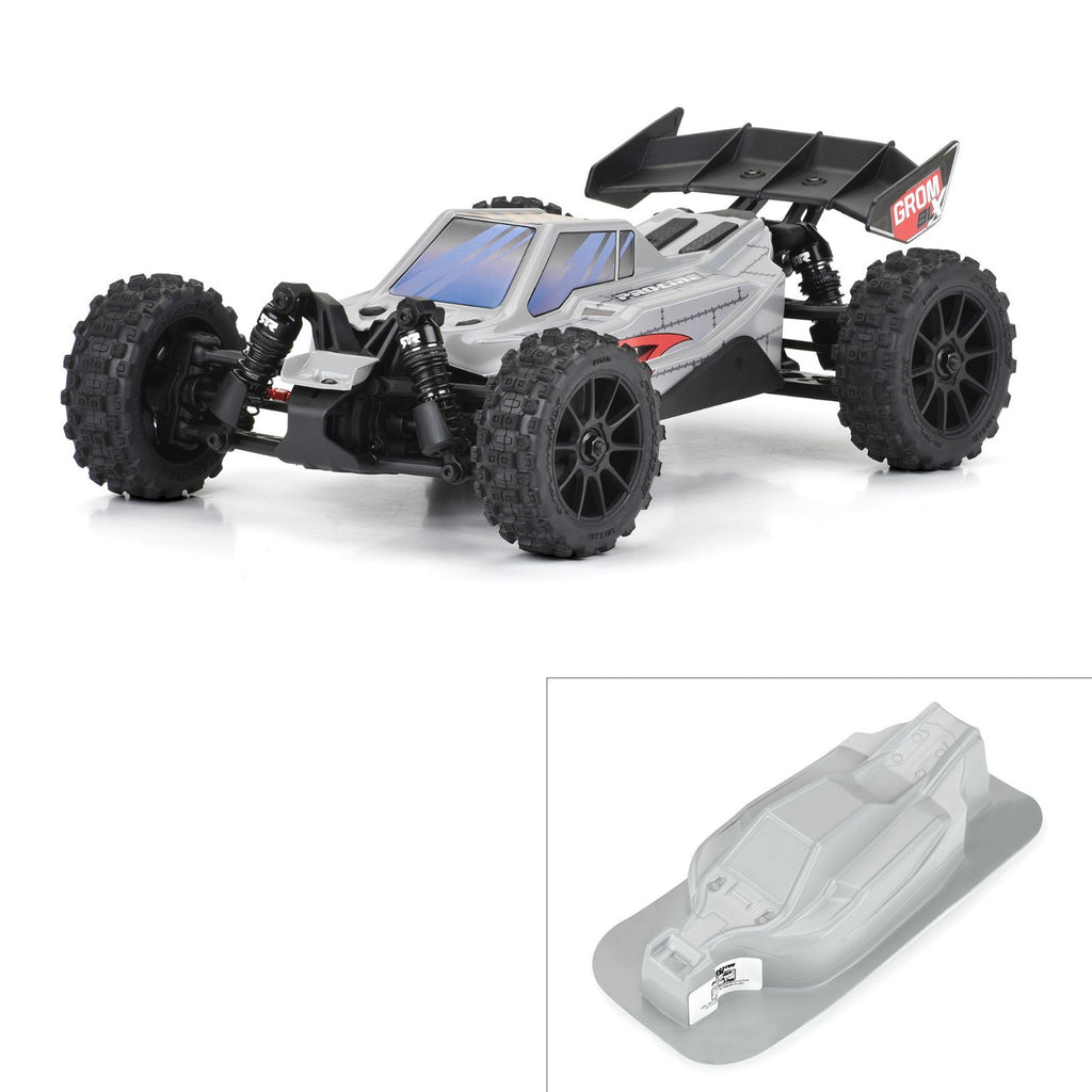 ProLine Racing Axis Tough-Color Grey RC Body for Arrma Typhon GROM PRO367114