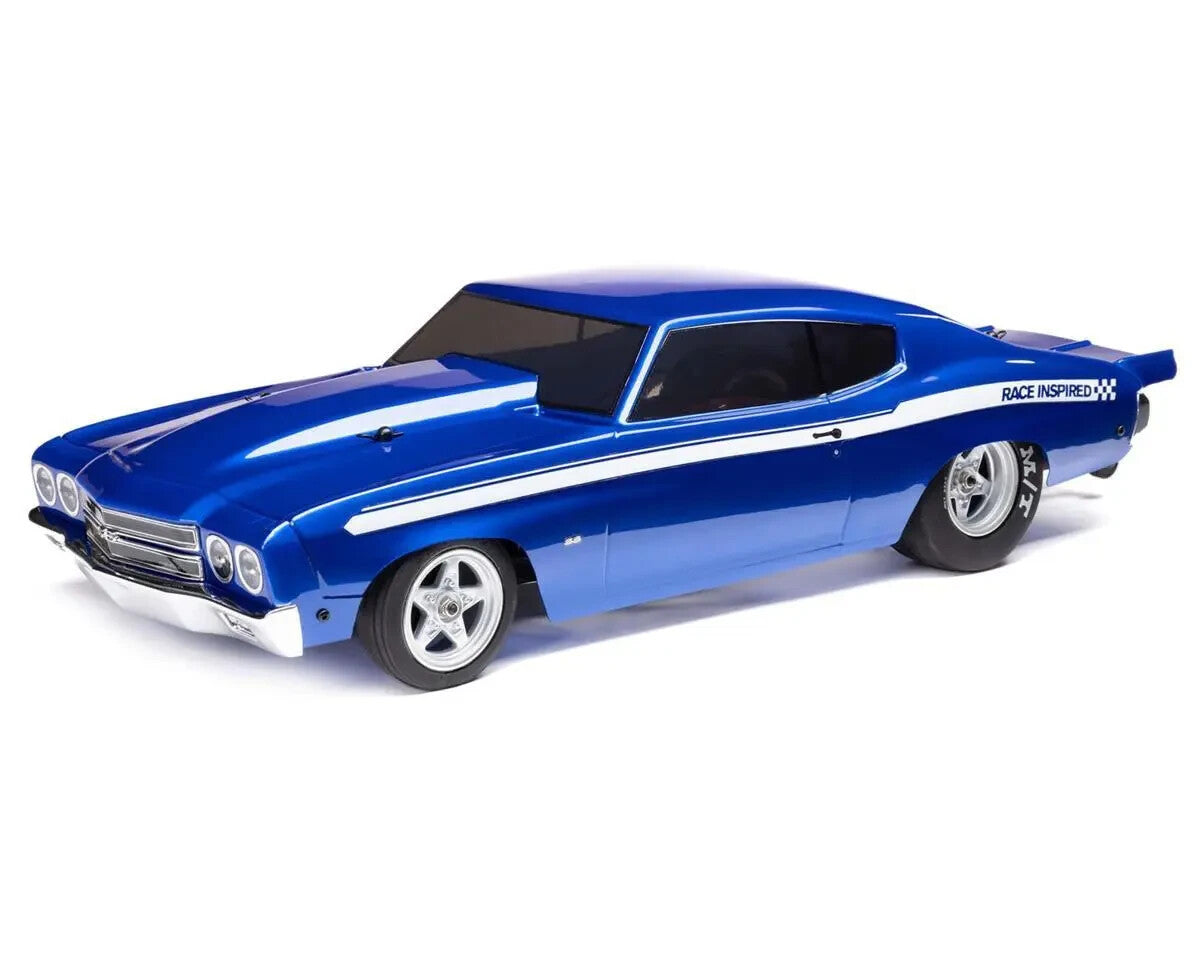 Losi 1/16 1970 Chevelle 2WD RTR Ready To Run RC Drag Car Blue LOS01023T1