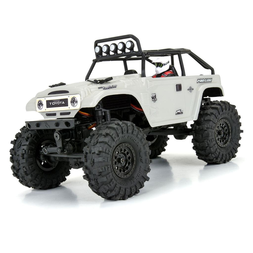 1/24 1979 Toyota Land Cruiser FJ40 Clear Body with Trail Cage: SCX24 PRO366300