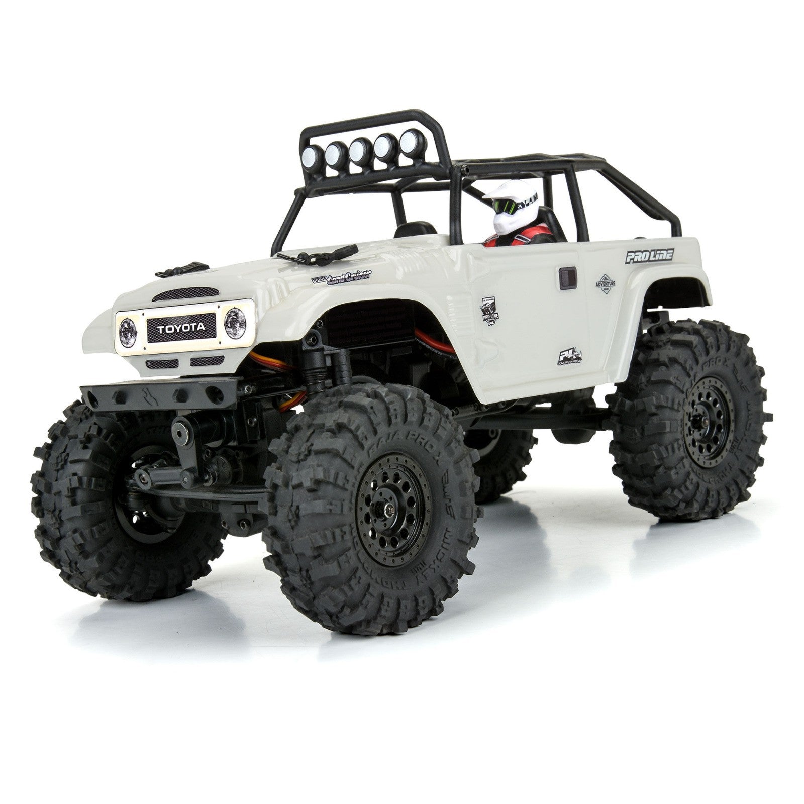 1/24 1979 Toyota Land Cruiser FJ40 Clear Body with Trail Cage: SCX24 PRO366300
