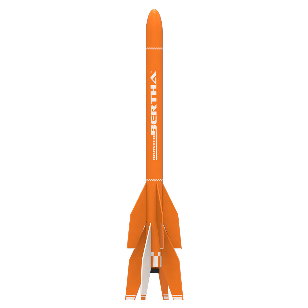 Estes 1946 Boosted Bertha Flying Model Rocket Kit Level 3 : Advanced EST1946