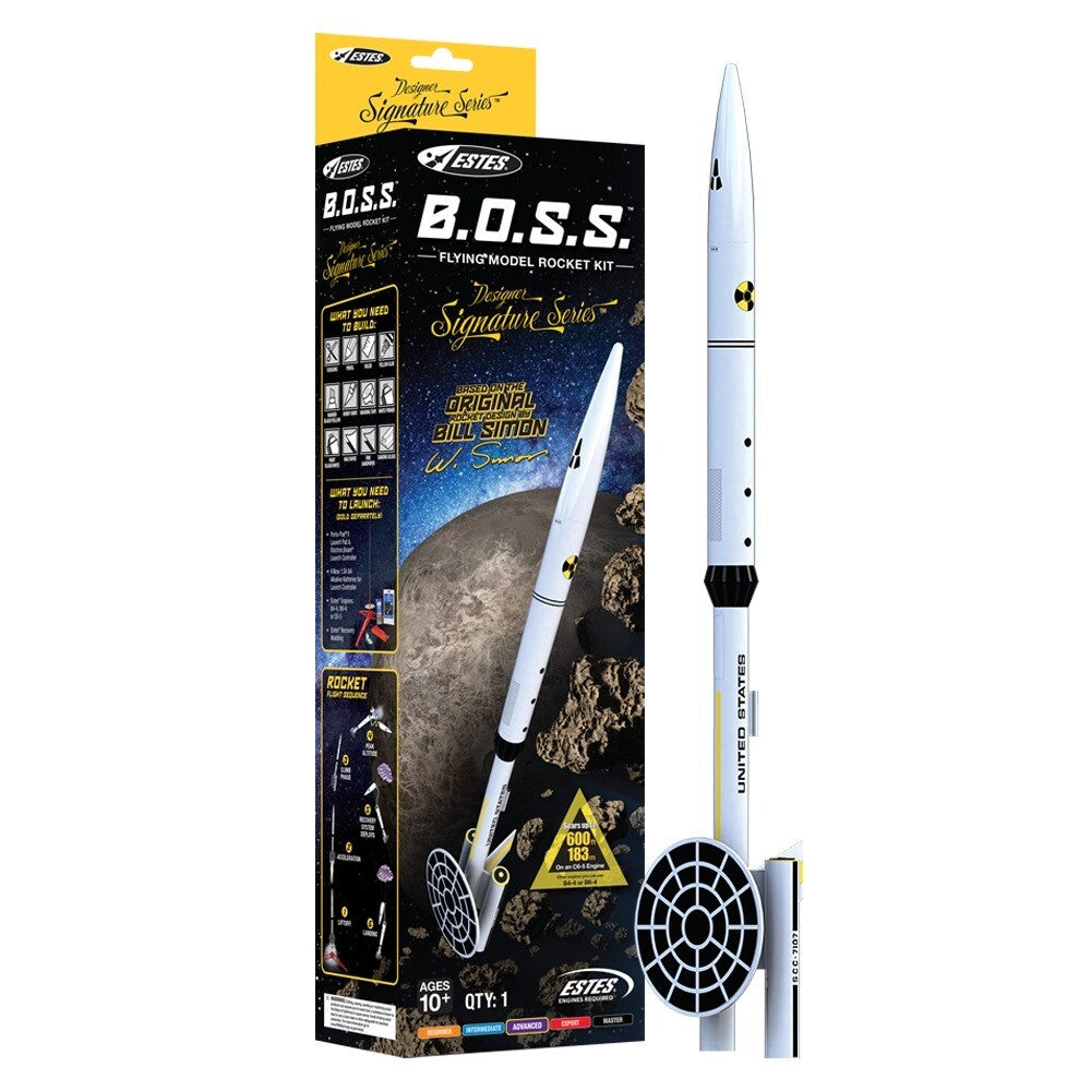 Estes Model Rocket Kit B.O.S.S. BOSS Belt Observer Survey Ship EST7316 7316
