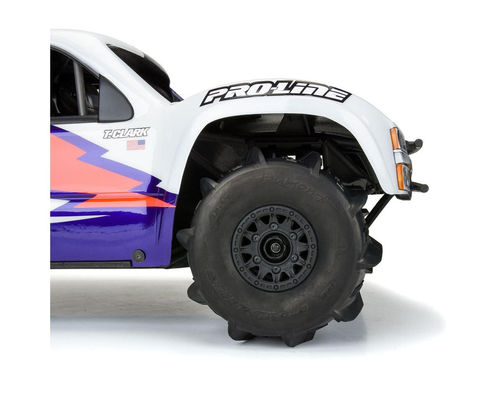 Pro-Line Dumont Paddle SC 2.2/3.0 PreMounted Tires w/ Raid Wheels (Black) (2)