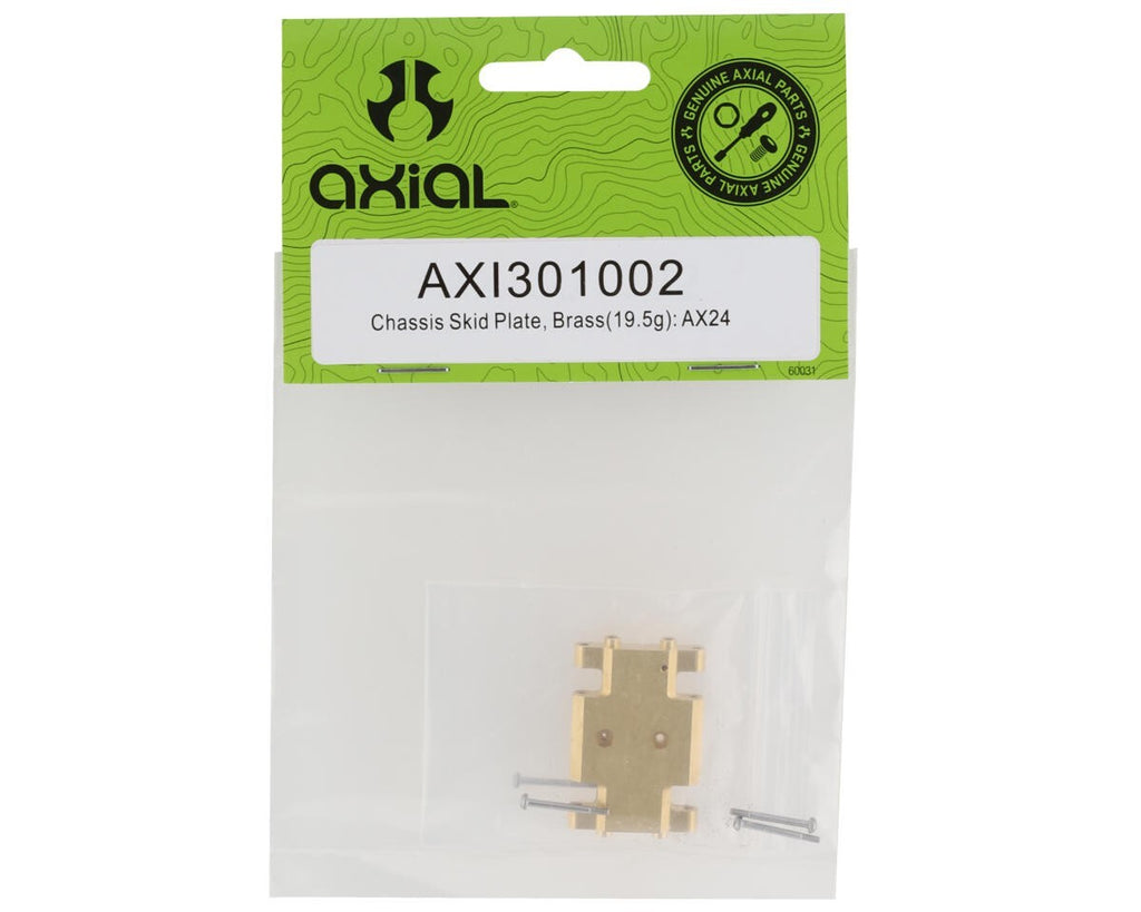 Axial AX24 1/24th Scale Brass Chassis Skid Plate (19.5g) AXI301002 XC-1 XC1