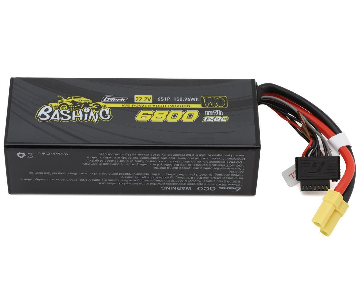 2xGens Ace G-Tech Smart 6S EC5 6800mah Bashing Series Hardcase LiPo Battery 120C