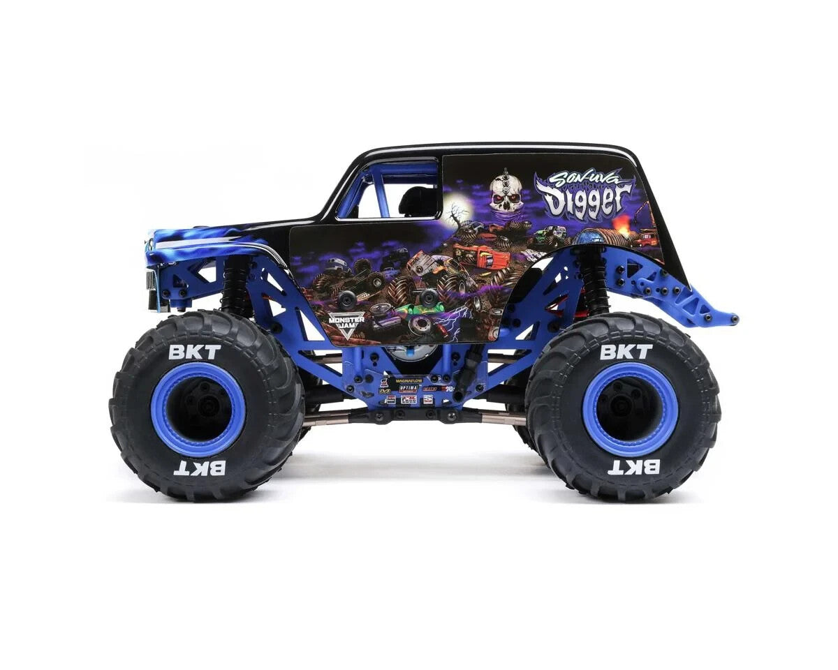 Losi 1/18 Mini LMT 4X4 Brushed RTR Monster Truck (Son-Uva Digger) w/SLT2 2.4GHz