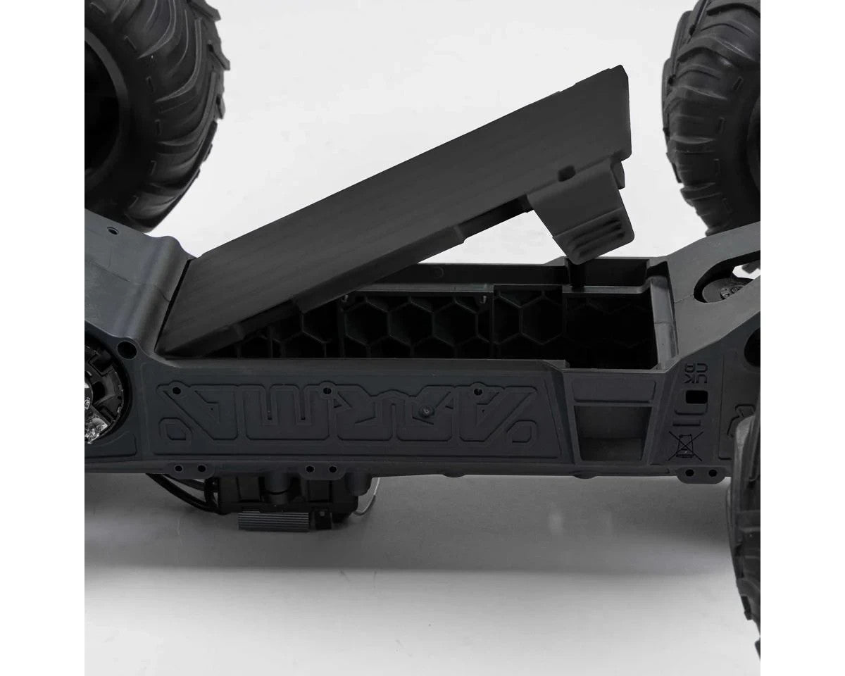 Arrma Gorgon 4x2 MEGA 550 Brushed 1/10 Monster Truck Ready-To-Assemble Kit Clear