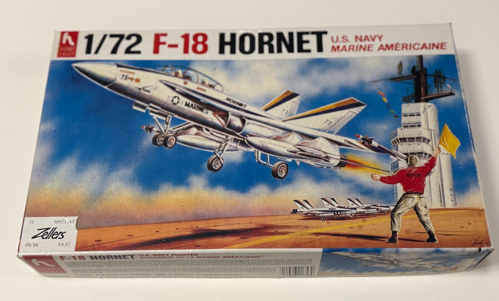 Hobby Craft F-18 F18 US Navy Marine Hornet 1/72 Scale Plastic Model Kit
