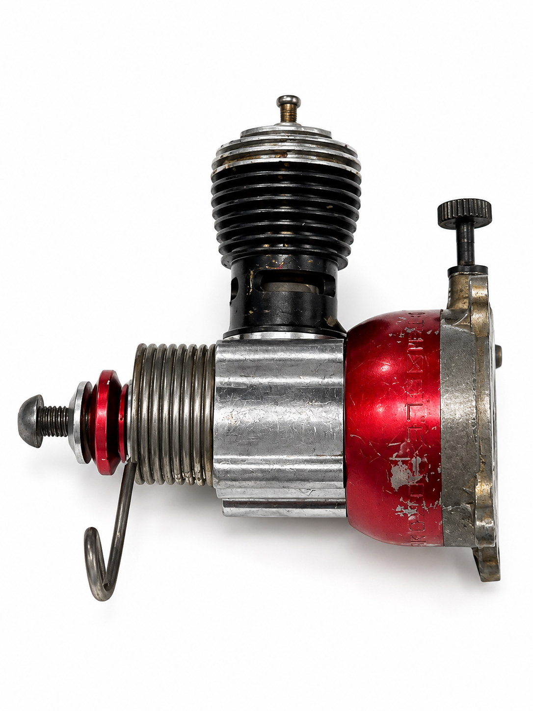 Vintage Cox Pee Wee .020 Glow Engine Red Tank Model Airplane Engine