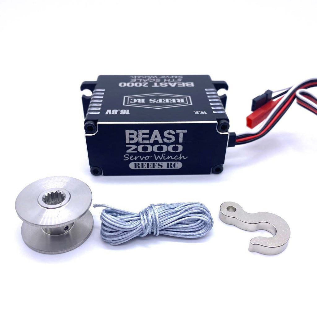 REEFS RC SEHREEFS117 Beast 2000 1/5 Scale High Torque Waterproof Servo Winch