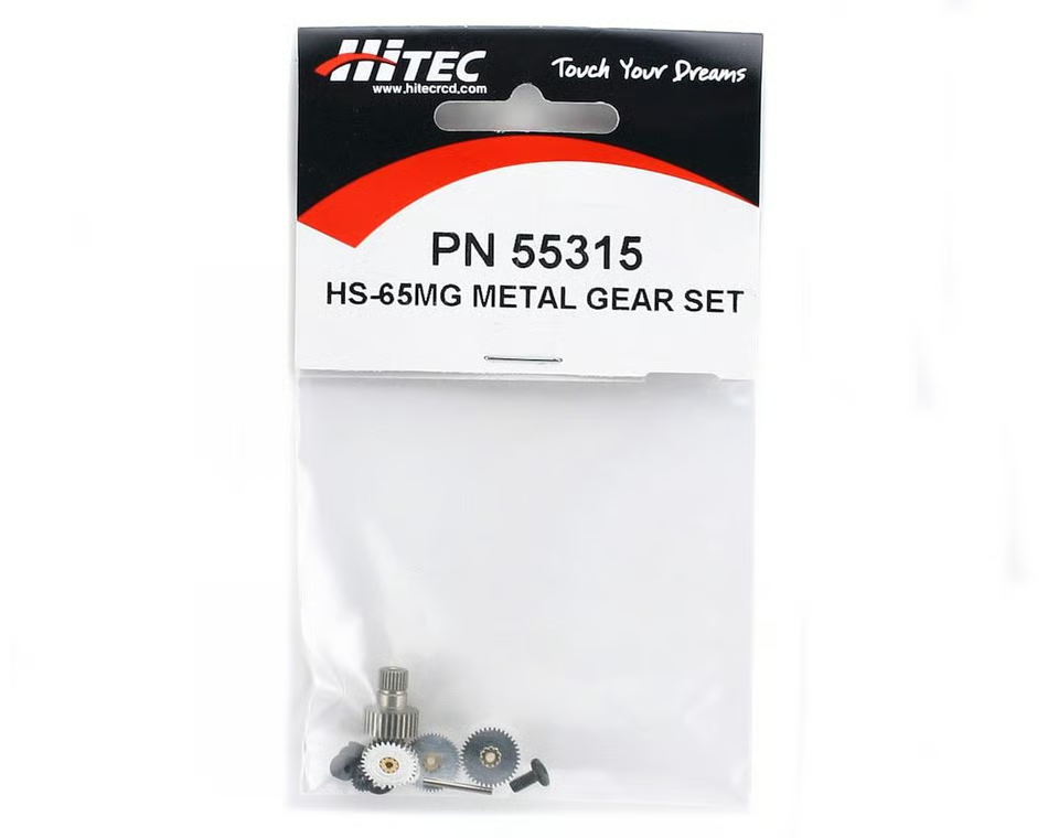 Hitec HRC55315 HS-65MG HS-5065MG 65MG Metal Servo Gear Set Replacement RC Parts