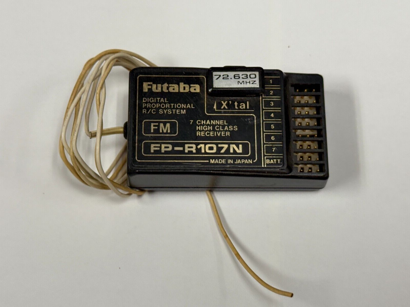 Futaba FP-R107N 107N FP107N 72mhz FM RC Remote Control Airplane Receiver RX