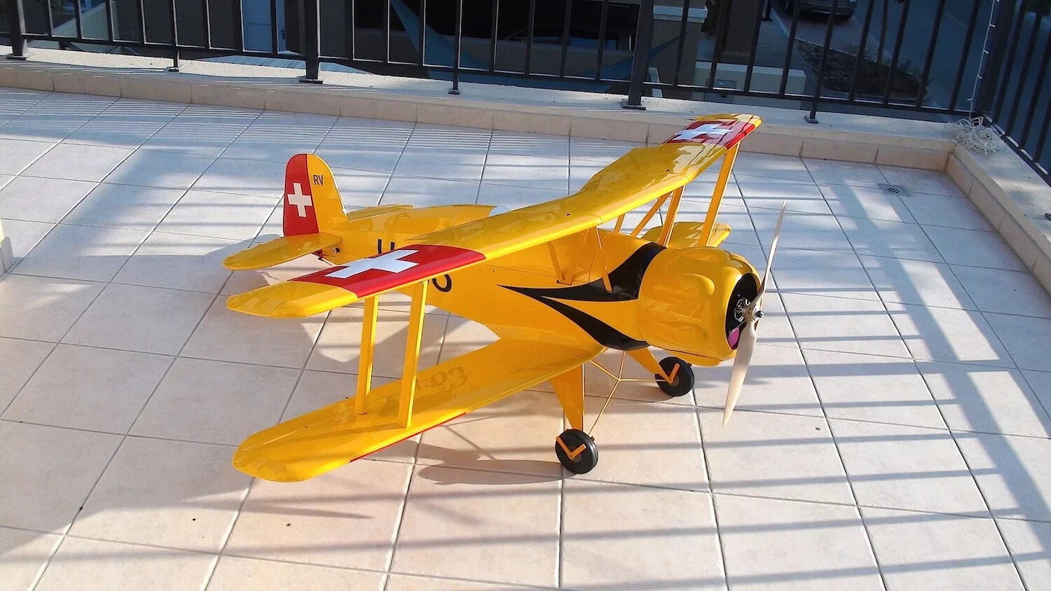 Seagull Models Bucker BU-133 BU133 RC Remote Control Airplane Jungmeister Yellow