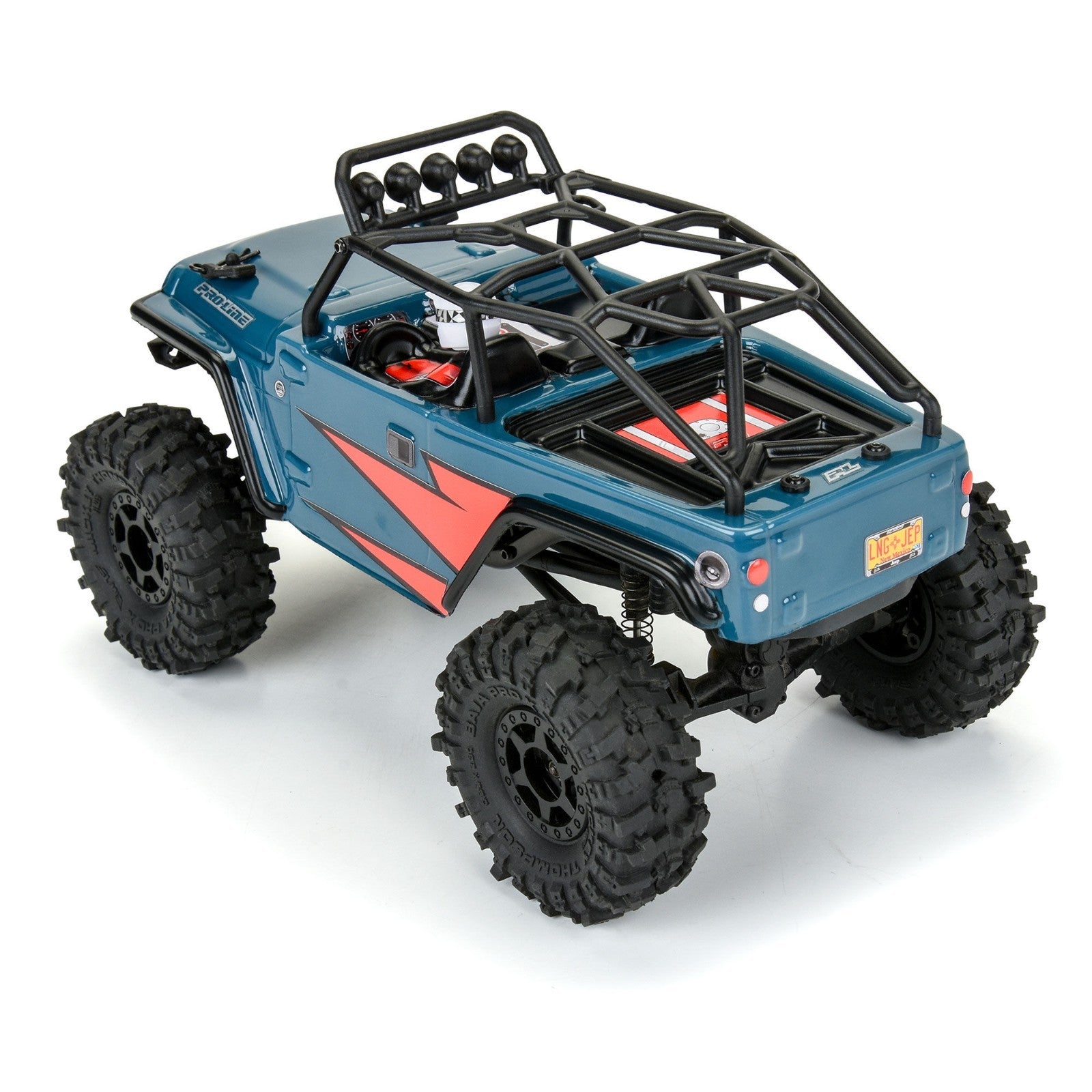 1/24 2004 Jeep LJ Clear Body/Trail Cage: SCX24 PRO366400 Pro-Line