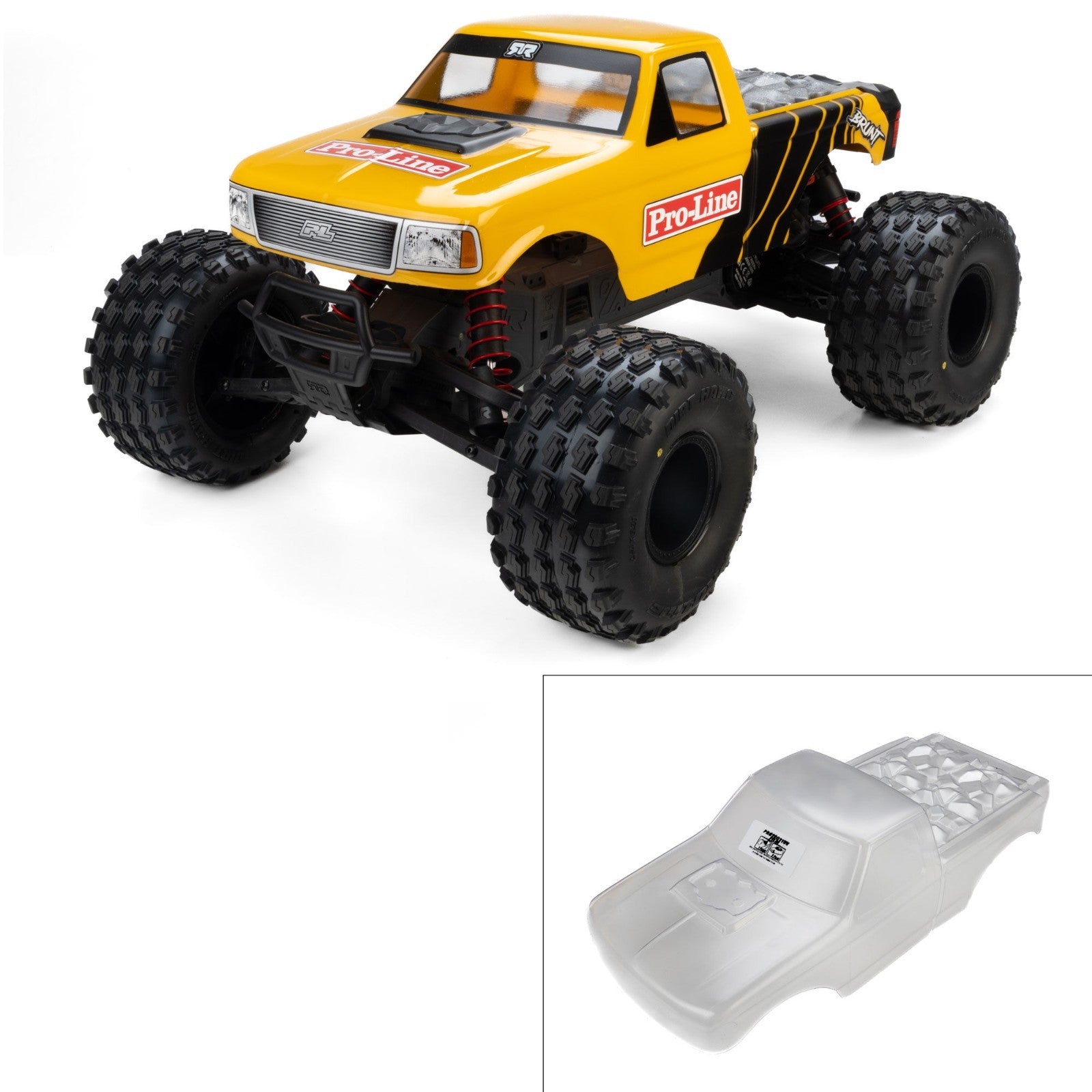 Proline Pre-Cut Brunt Clear Body For : ARRMA QUAKE 223S PRO369117 369117