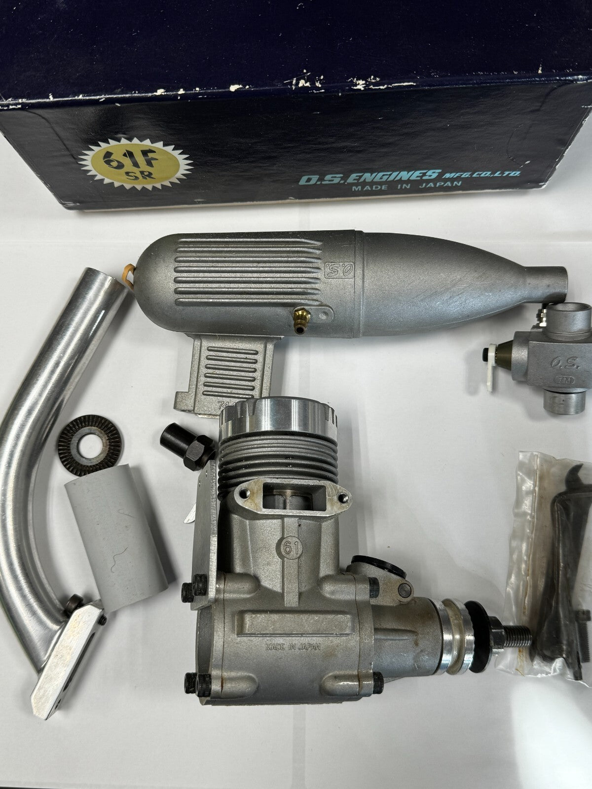 OS O.S. .61 61 FSR Two Stroke RC Remote Control Nitro Airplane Engine w/ Header