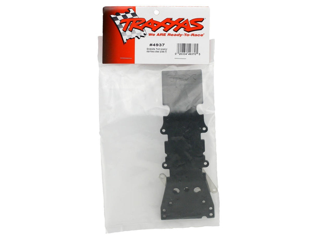 Traxxas 4937 Front Skid Plate Black & Steel T-Maxx 3.3 2.5 E-Maxx S-Maxx